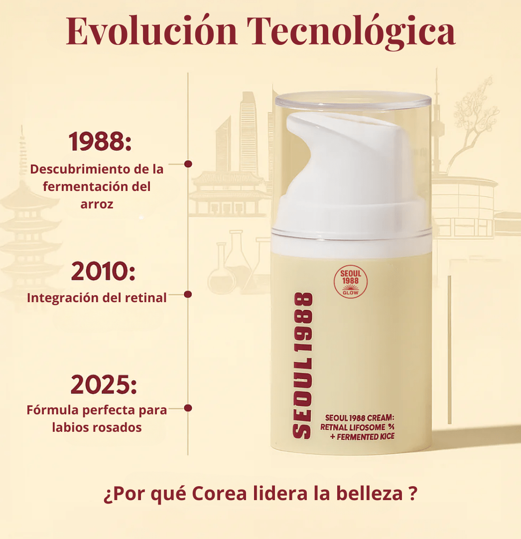 SEOUL 1988 Crema Antiedad | Retinal Liposomado 1% + Arroz Fermentado - Seoul Glow