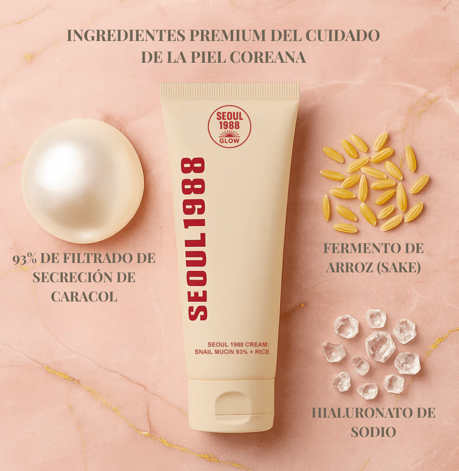 SEOUL 1988 Crema Reparadora | Mucina de Caracol 97% + Arroz - Seoul Glow