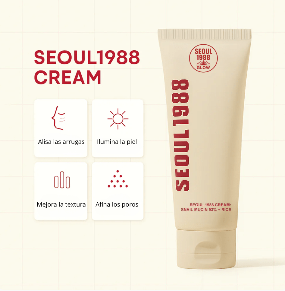 SEOUL 1988 Crema Reparadora | Mucina de Caracol 97% + Arroz - Seoul Glow