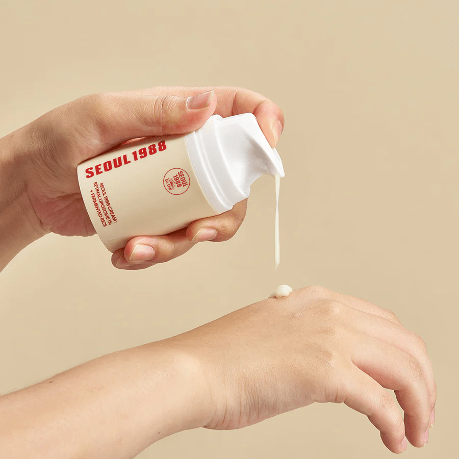 SEOUL 1988 Crema Antiedad | Retinal Liposomado 1% + Arroz Fermentado - Seoul Glow
