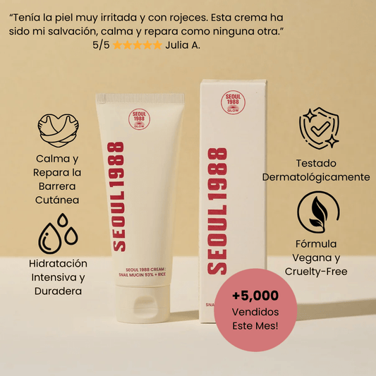 SEOUL 1988 Crema Reparadora | Mucina de Caracol 97% + Arroz - Seoul Glow