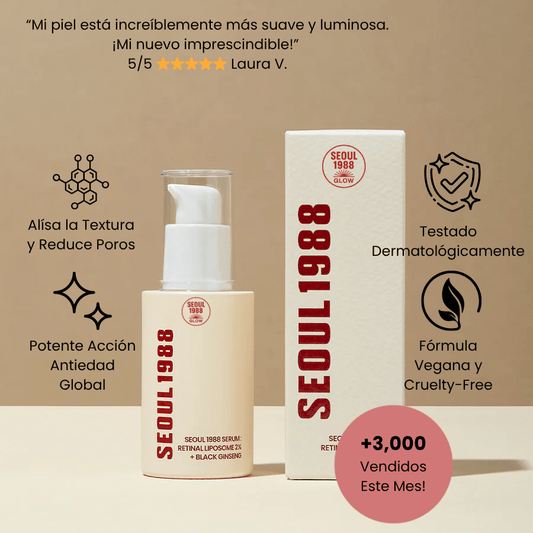 SEOUL 1988 Sérum | Retinal Liposomado 2% + Ginseng Negro - Seoul Glow